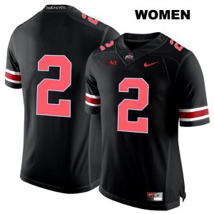 Women's NCAA Ohio State Buckeyes Chase Young #2 College Stitched No Name Authentic Nike Red Number Black Football Jersey IH20P05AK